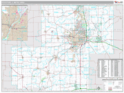 Rockford Wall Map Premium Style