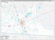 Valdosta Wall Map Premium Style