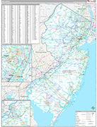 New Jersey  Map Book Premium Style