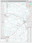 Western Wall Map Premium Style