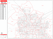 Las Vegas Metro Area Wall Map – American Map Store