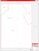 McMullen Wall Map Red Line Style