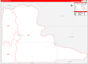 Stanley Wall Map Red Line Style