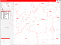 Sumner County Digital Map Red Line Style