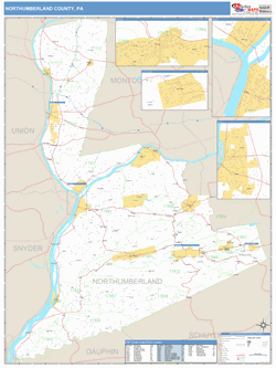 Northumberland County, PA Map Book (Basic Style)