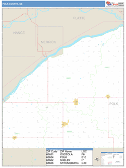 Polk County, NE Map Book (Basic Style)