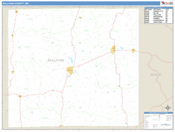 Sullivan County, MO Map Book (Basic Style)