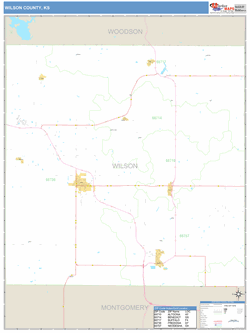 Wilson County, KS Map Book (Basic Style)