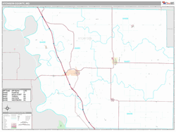 Atchison County, MO Map (Premium Style)