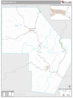 cameron county pa select map maps