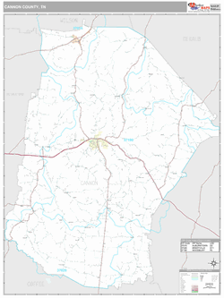 cannon county tn select maps