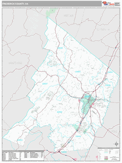 frederick county va maps map select