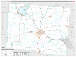 Logan County, OH Map (Premium Style)