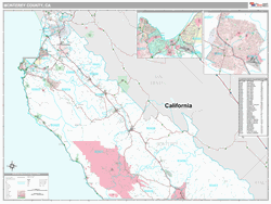 monterey county ca map select maps zip code