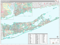 suffolk county street map Suffolk County Ny Map Premium Style suffolk county street map