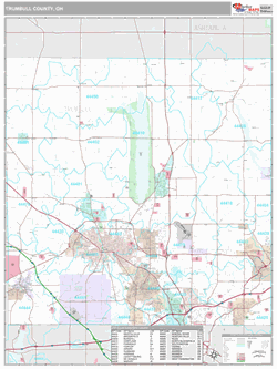 Trumbull County, OH Map (Premium Style)