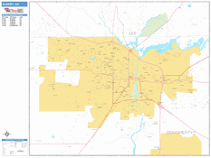 Albany Digital Map Basic Style