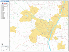 Albany Digital Map Basic Style