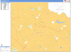 Alpharetta Digital Map Basic Style