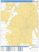 Atlanta Digital Map Basic Style
