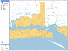 Biloxi Digital Map Basic Style