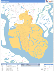 Brunswick Digital Map Basic Style