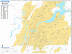 Chattanooga Digital Map Basic Style