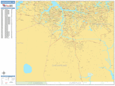 Chesapeake Digital Map Basic Style