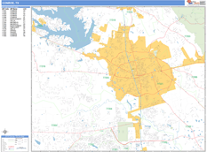 Conroe Digital Map Basic Style