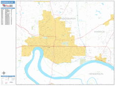 Evansville Digital Map Basic Style