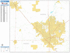 Fresno Digital Map Basic Style