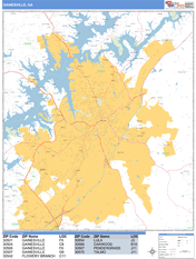 Gainesville Digital Map Basic Style