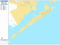 Galveston Digital Map Basic Style
