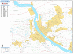 Harrisburg Digital Map Basic Style