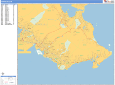 Honolulu Digital Map Basic Style