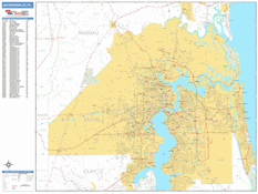 Jacksonville Digital Map Basic Style