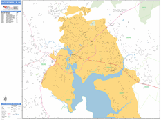 Jacksonville Digital Map Basic Style