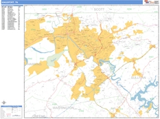 Kingsport Digital Map Basic Style