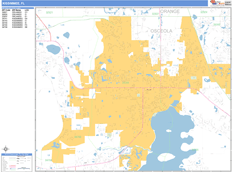 Kissimmee Digital Map Basic Style