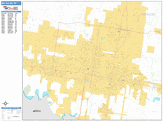 McAllen Digital Map Basic Style