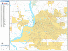 Memphis Digital Map Basic Style
