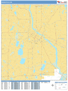 Minneapolis Digital Map Basic Style