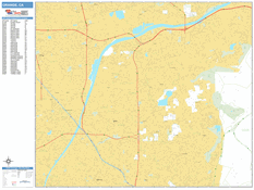 Orange Digital Map Basic Style