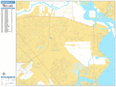 Pasadena Digital Map Basic Style