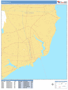 Pensacola Digital Map Basic Style