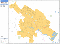 Petaluma Digital Map Basic Style