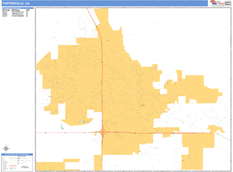 Porterville Digital Map Basic Style