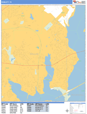 Rowlett Digital Map Basic Style