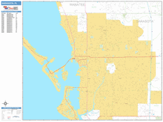 Sarasota Digital Map Basic Style