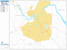 Schenectady Digital Map Basic Style